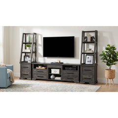 Park Ridge Charcoal 3-Piece Entertainment Center with 82'' TV Console