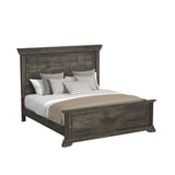 Park Ridge Charcoal 3-Piece King Panel Bedroom Set - Ornate Home