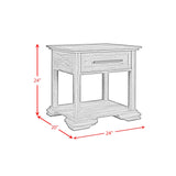 Park Ridge Charcoal 3-Piece Occasional Table Set with Coffee Table & Two End Tables - Ornate Home