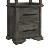 Park Ridge Charcoal 4-Piece Entertainment Center with 82'' TV Console - Ornate Home