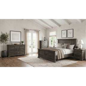 Park Ridge Charcoal 5-Piece Queen Bedroom Set - Ornate Home
