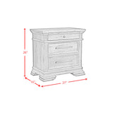 Park Ridge Charcoal 5-Piece Queen Panel Bedroom Set - Ornate Home