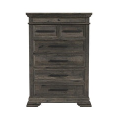 Park Ridge Charcoal 6-Drawer Chest - Ornate Home