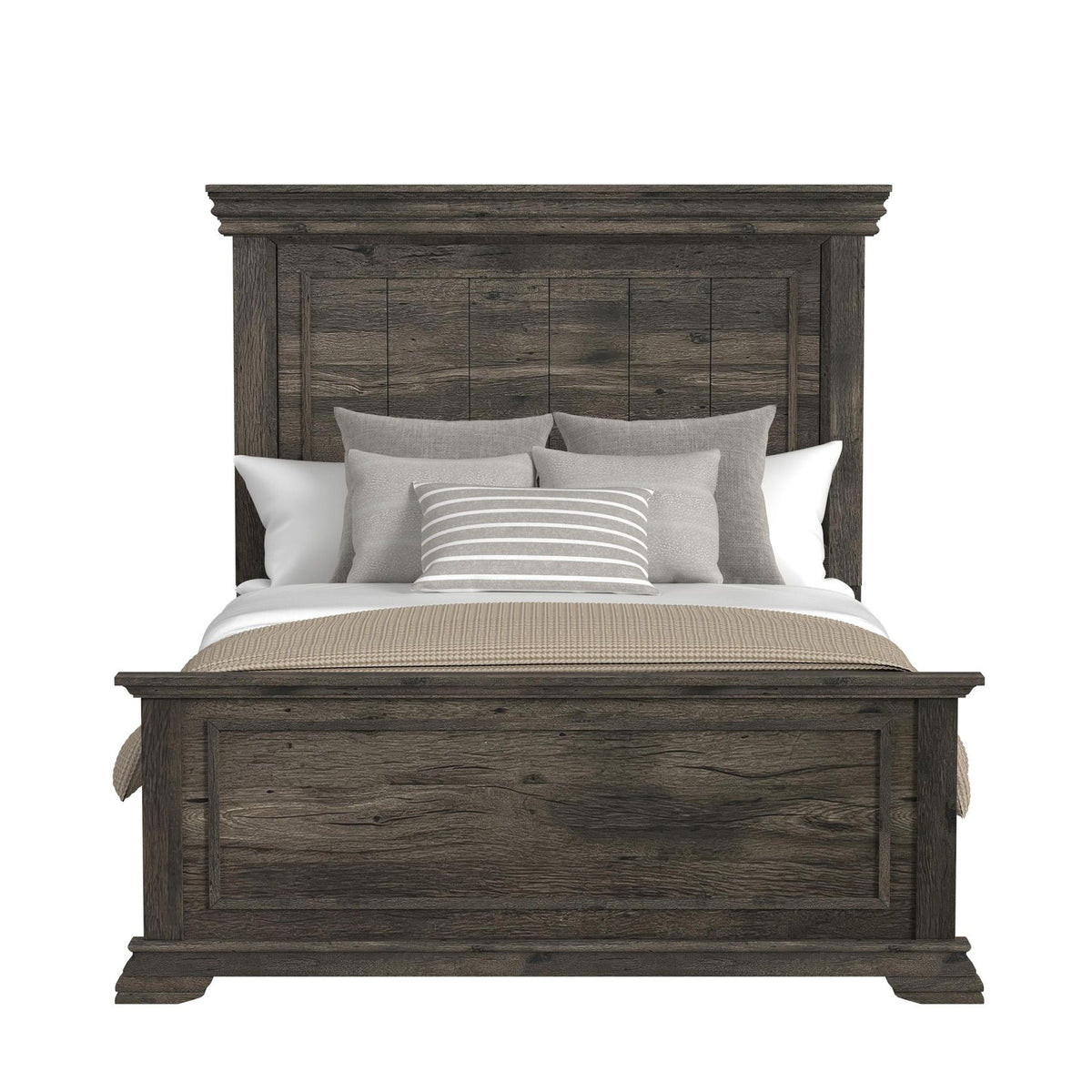 Park Ridge Charcoal Queen Panel Bed - Ornate Home