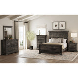Park Ridge Charcoal Queen Panel Bed - Ornate Home