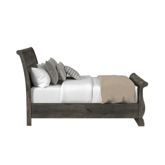 Park Ridge Charcoal Queen Sleigh Storage Bed