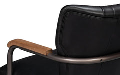 Parker Black Office Chair - Ornate Home