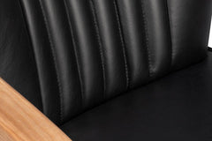 Parker Black Office Chair - Ornate Home