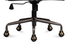 Parker Black Office Chair - Ornate Home