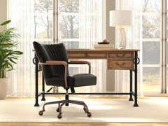 Parker Black Office Chair - Ornate Home