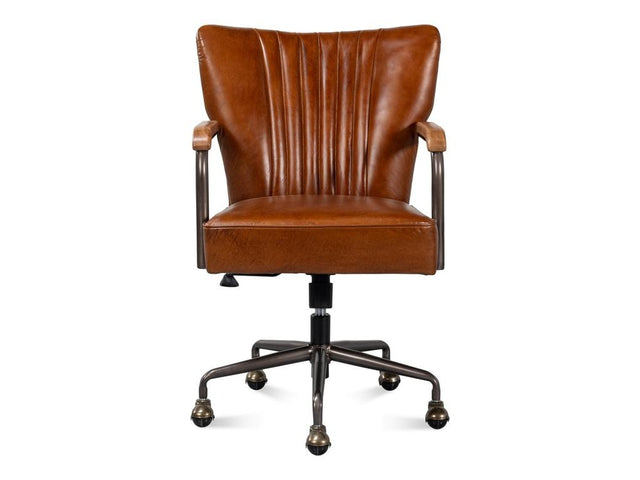 Parker Brown Office Chair - Ornate Home