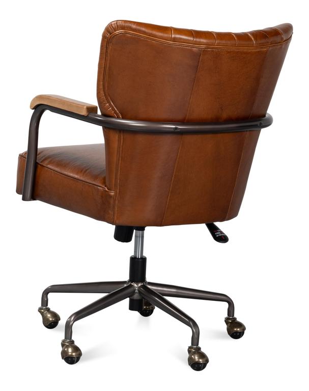 Parker Brown Office Chair - Ornate Home