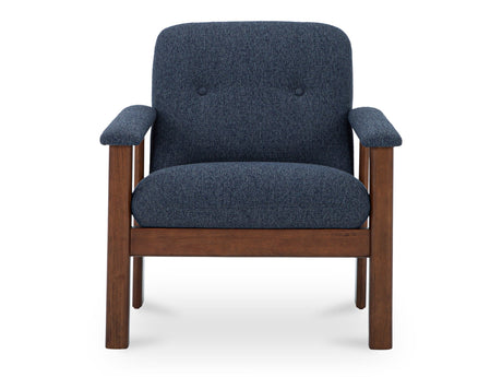 Parker Dark Blue Lounge Chair - Ornate Home