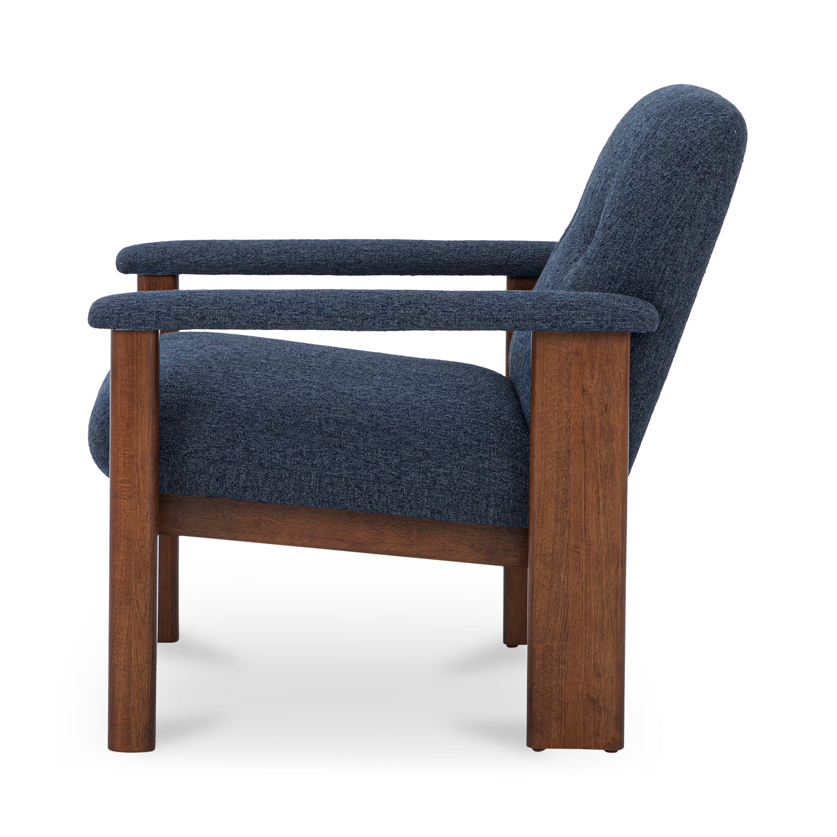 Parker Dark Blue Lounge Chair - Ornate Home