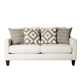 Parker Ivory Loveseat - Ornate Home