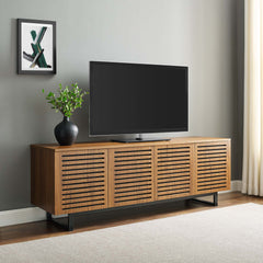 Parker Walnut 73" TV Stand - Ornate Home