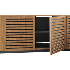 Parker Walnut 73" TV Stand - Ornate Home
