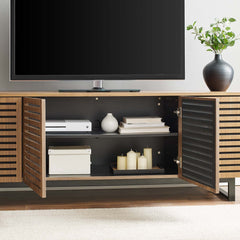 Parker Walnut 73" TV Stand - Ornate Home