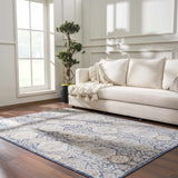 Parkerfield Blue Area Rug - Clearance - Ornate Home