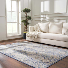 Parkerfield Blue Area Rug - Clearance - Ornate Home