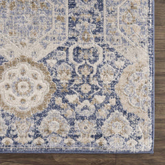 Parkerfield Blue Area Rug - Clearance - Ornate Home