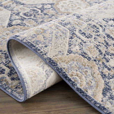 Parkerfield Blue Area Rug - Ornate Home
