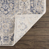 Parkerfield Cream & Blue Area Rug - Ornate Home