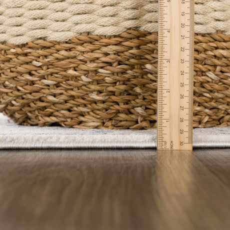 Parkerfield Cream & Blue Area Rug - Ornate Home