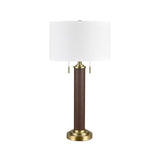 Parkhurst Brown/Gold Table Lamp - Ornate Home