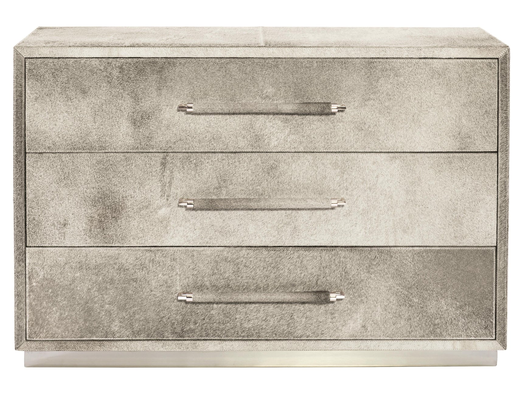 Parkin Grey Hair-on-Hide Drawer Chest - Ornate Home