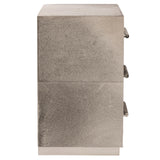 Parkin Grey Hair-on-Hide Drawer Chest - Ornate Home