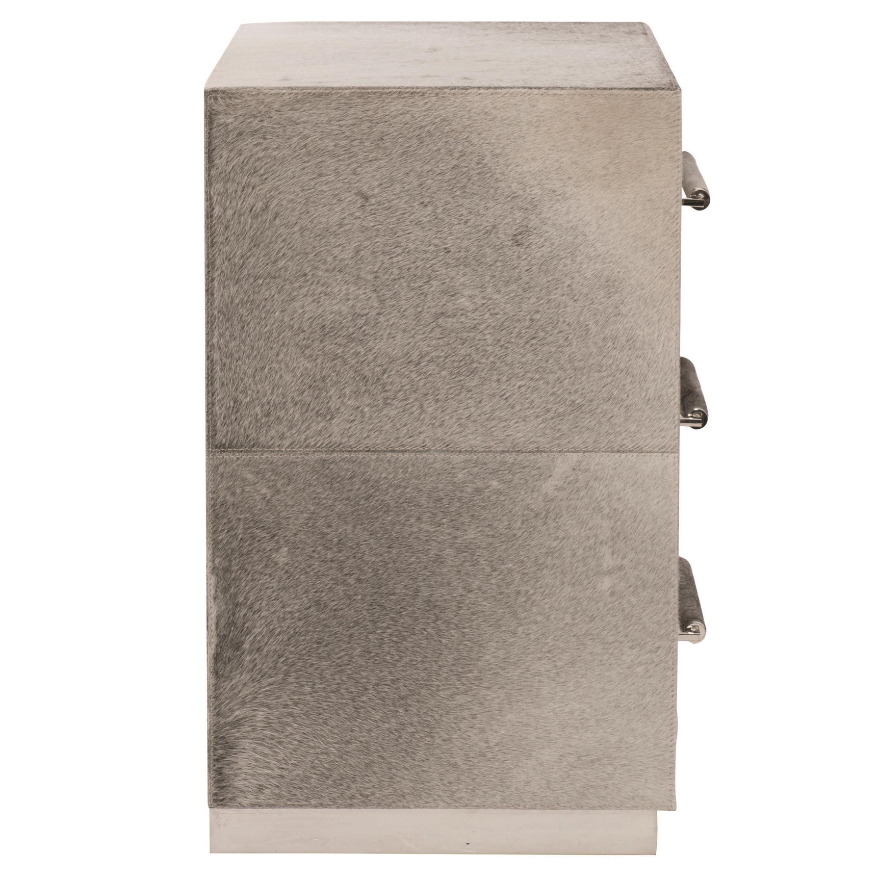 Parkin Grey Hair-on-Hide Drawer Chest - Ornate Home