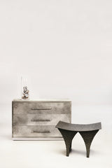 Parkin Grey Hair-on-Hide Drawer Chest - Ornate Home