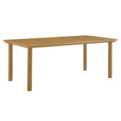 Parkland Natural 76" Outdoor Patio Aluminum Dining Table - Ornate Home