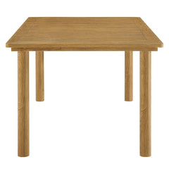 Parkland Natural 76" Outdoor Patio Aluminum Dining Table - Ornate Home
