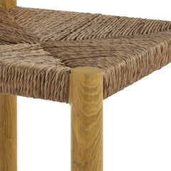 Parkland Natural Outdoor Patio Rattan and Aluminum Bar Stools (Set of 2) - Ornate Home
