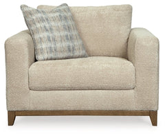 Parklynn Desert Oversized Chair and Ottoman - Ornate Home