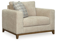 Parklynn Desert Oversized Chair and Ottoman - Ornate Home