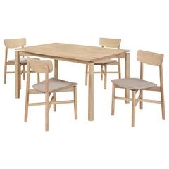 Parkridge White Washed 5-piece Dining Room Set - Ornate Home