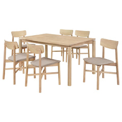 Parkridge White Washed 7-piece Dining Room Set - Ornate Home