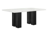 Parkside Dove/Black Dining Set - Ornate Home