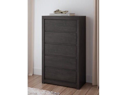 Parlayon Charcoal 32" 5 Drawer Chest of Drawers (Online Special Price) - Ornate Home