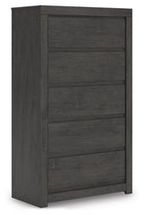 Parlayon Charcoal 32" 5 Drawer Chest of Drawers (Online Special Price) - Ornate Home