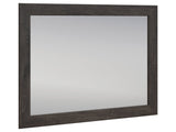 Parlayon Charcoal Bedroom Mirror - Ornate Home