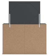 Parlayon Charcoal Dresser & Mirror (Online Special Price) - Ornate Home