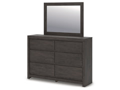 Parlayon Charcoal Dresser & Mirror - Ornate Home