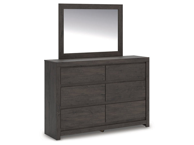 Parlayon Charcoal Dresser & Mirror - Ornate Home
