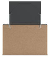 Parlayon Charcoal Dresser & Mirror - Ornate Home