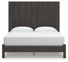 Parlayon Charcoal King Panel Bed - Ornate Home