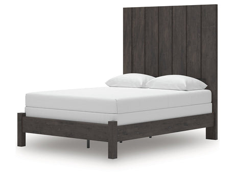 Parlayon Charcoal Queen Panel Bed - Ornate Home
